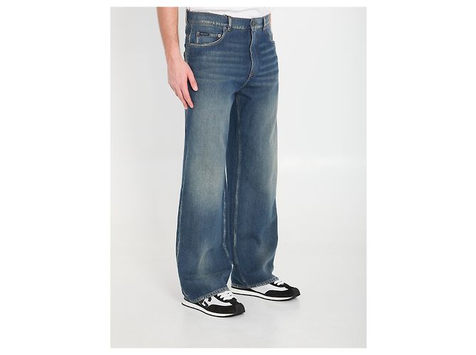 Dolce & Gabbana Baumwoll-Denim Jeans Hellblau - Ansicht 2