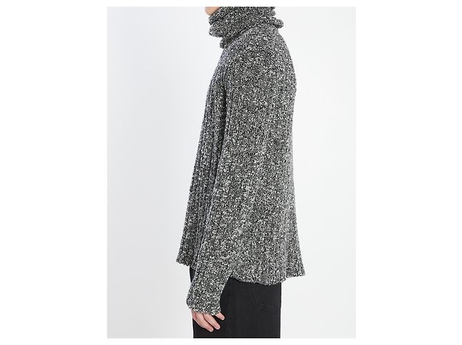 Dolce & Gabbana Pull à col roulé en cachemire et laine blanc - vue 3