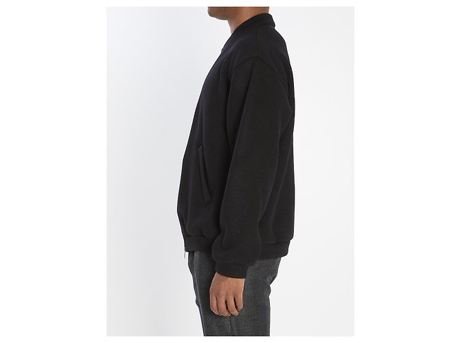 Barena Gabier Lanoso bomber jacket Black - view 3