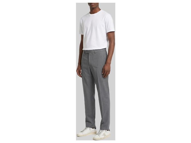 PT Torino Pantaloni Rebel in lana batavia bistretch Grigio - vista 2