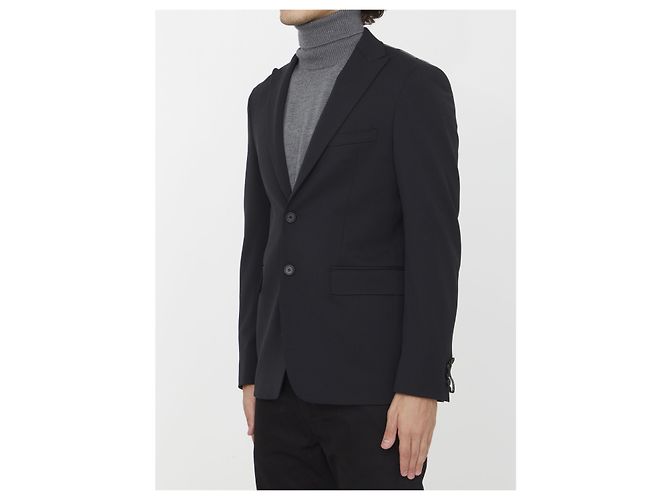 Tonello Single-breasted jacket Black - view 2