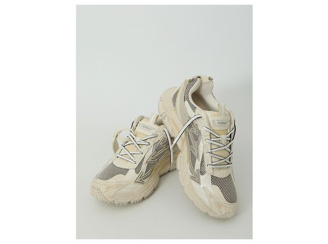 Off White Be Right Back worn-out sneakers Beige - view 5