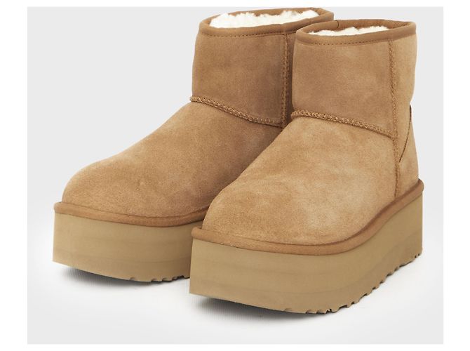 Ugg Classic Mini Platform Marrone - vista 2