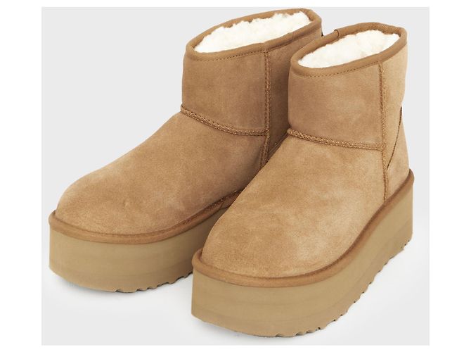 Ugg Classic Mini Platform Marrone - vista 5