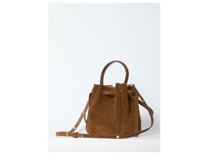 Bolsa bucket Romy Tory Burch castanha Marrom - vista 2