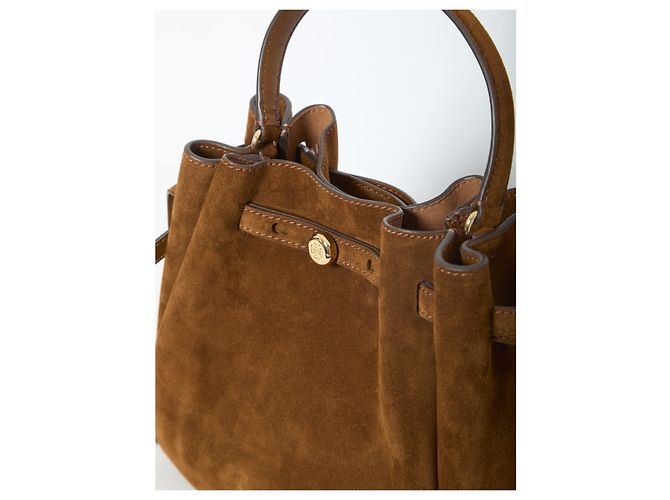 Bolsa bucket Romy Tory Burch castanha Marrom - vista 4