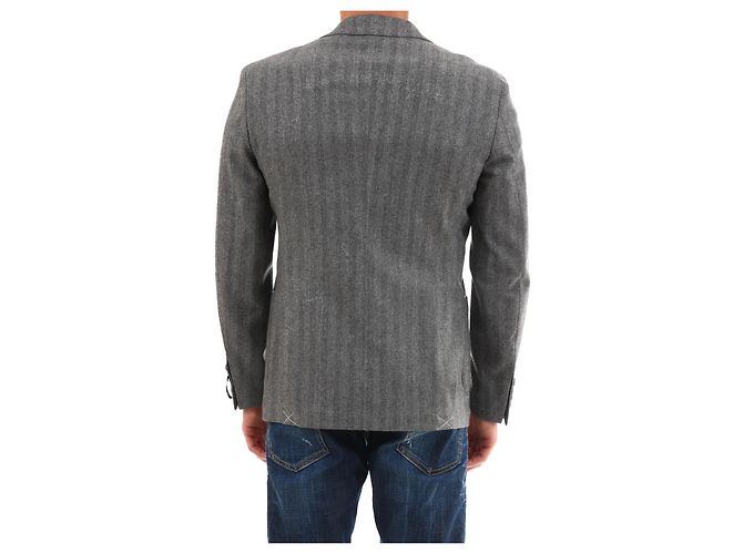 Tonello Wolljacke Grau - Ansicht 4