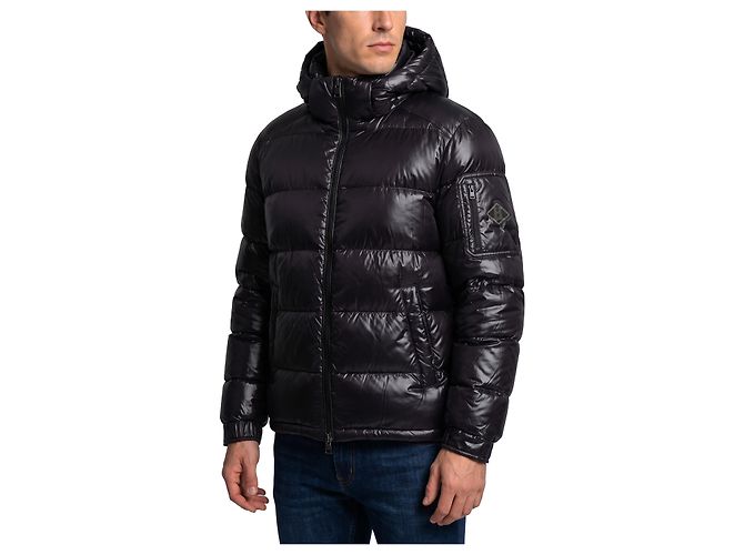 Herno Polar Tech Daunenjacke mit Kapuze Schwarz - Ansicht 2