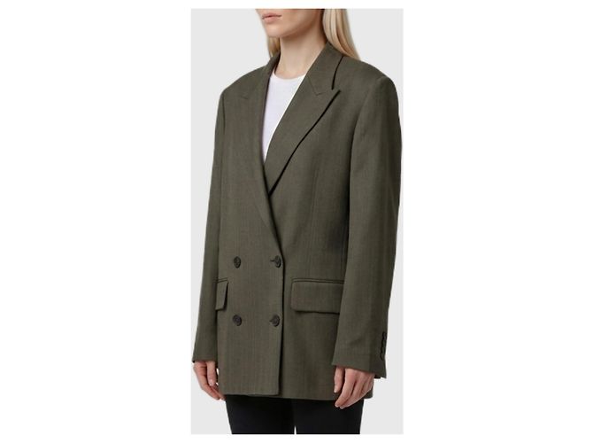 Golden Goose Blazer Journey de doble botonadura Verde - vista 2
