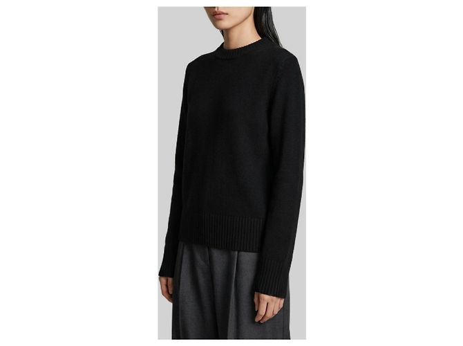 Jersey Baltra de cashmere negro Loulou de Saison - vista 2