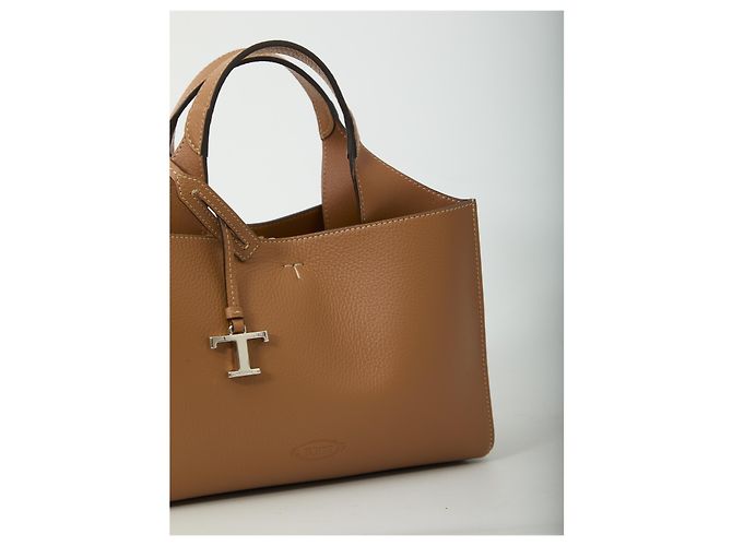Mini mala de couro Tod's Marrom - vista 4
