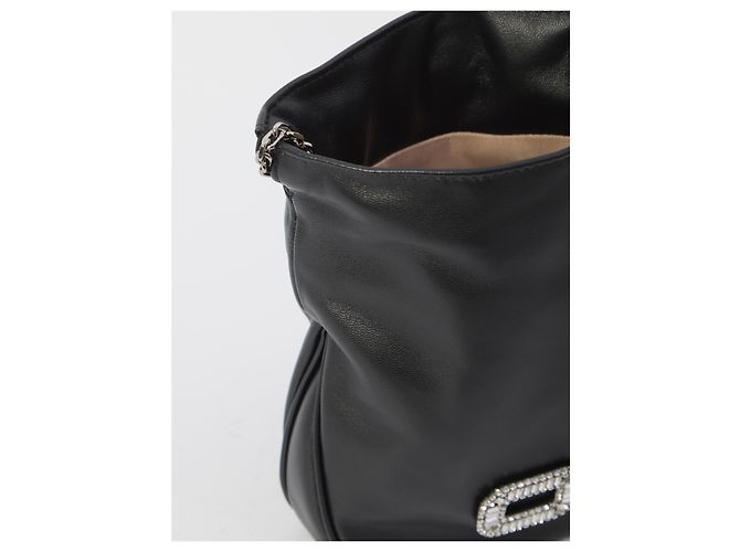 Borsa Nano Pilgrim Roger Vivier nera in pelle Nero - vista 4