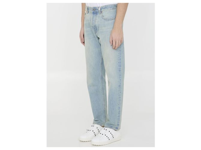 Valentino Garavani Jeans with VLogo Signature Blu chiaro - vista 2