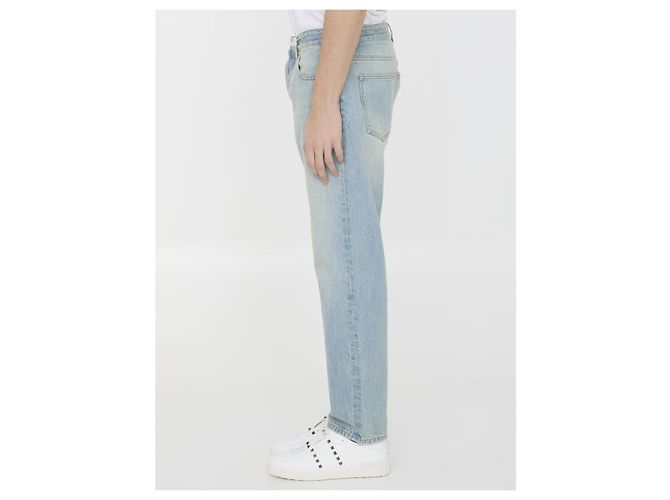 Valentino Garavani Jeans with VLogo Signature Blu chiaro - vista 3