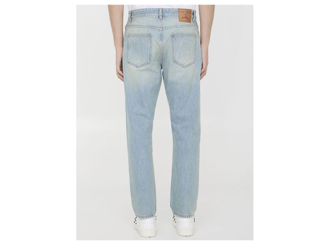 Valentino Garavani Jeans with VLogo Signature Blu chiaro - vista 4
