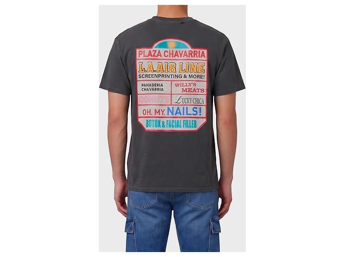 Willy Chavarria Plaza Chavarria Easy Tee Black - view 3