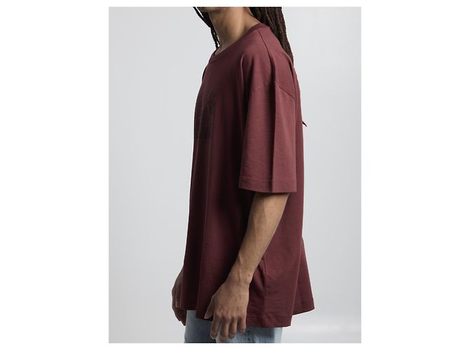 Maison Martin Margiela Camiseta ultra-oversize Burdeos - vista 2