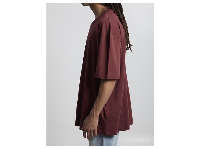 Maison Martin Margiela Camiseta ultra-oversize Burdeos - vista 3