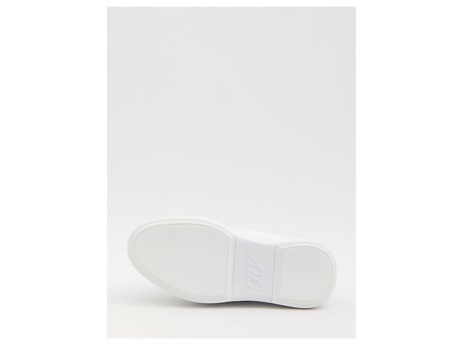 Roger Vivier Viv' Skate High Sneaker weiß Leder - Ansicht 4