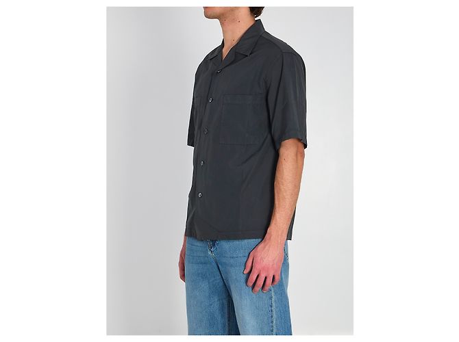 Camicia Barena Solana Bagio in popeline di cotone grigia Grigio - vista 2