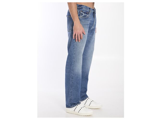 Pantaloni in denim azzurro chiaro Valentino Garavani Blu chiaro - vista 2