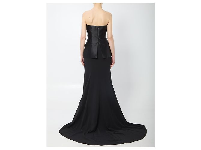 Vestido maxi Alia Solace London preto - vista 4