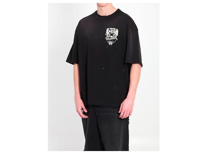 Amiri Eagle Oversized T-Shirt Schwarz - Ansicht 2