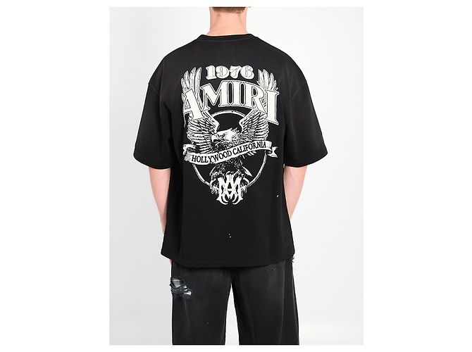 Amiri Eagle Oversized T-Shirt Schwarz - Ansicht 4