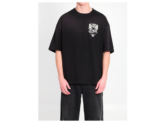 Amiri Eagle Oversized T-Shirt Schwarz - Ansicht 5