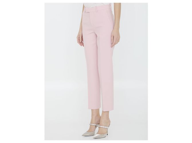 Burberry Pantalones de sastre de lana Rosa - vista 2
