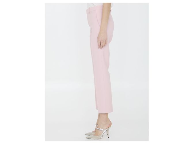 Burberry Pantalones de sastre de lana Rosa - vista 3