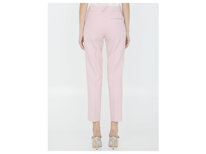 Burberry Pantalones de sastre de lana Rosa - vista 4
