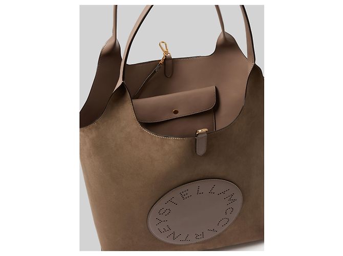Stella Mc Cartney Wendbare Tote Bag mit Logo Braun - Ansicht 5