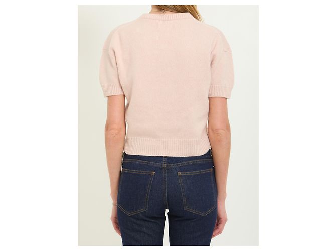 Camisola de cashmere Khaite rosa - vista 4