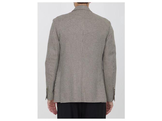 Giacca Lardini pied-de-poule in lana e viscosa Multicolore - vista 4