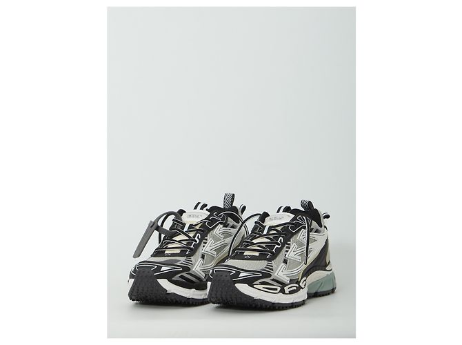 Off White Sapatilhas Be Right Back Cinza - vista 2