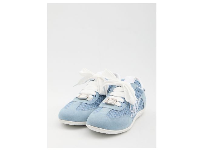 Roger Vivier Viv Low Sneaker hellblau Leder - Ansicht 2