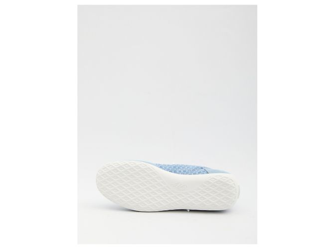 Roger Vivier Viv Low Sneaker hellblau Leder - Ansicht 4