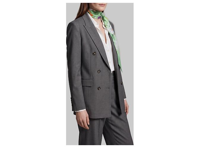 Sutton New York Chaqueta cruzada antracita - vista 3