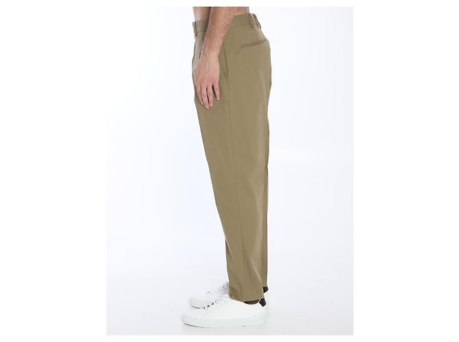 Pantaloni Edge PT Torino beige in cotone - vista 3