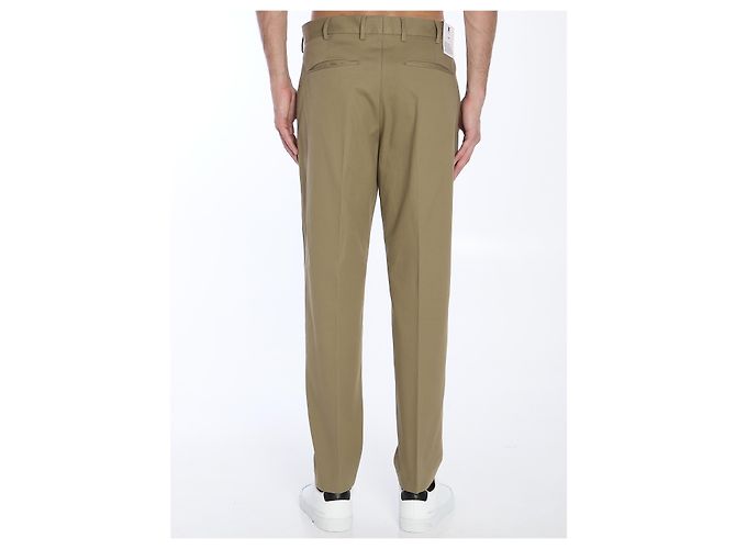Pantaloni Edge PT Torino beige in cotone - vista 4