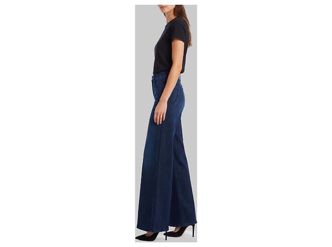 Mother I jeans The Roller Sneak Blu - vista 2