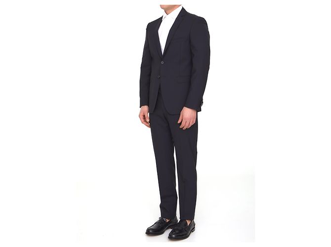 Tonello Black wool two-piece suit - view 2