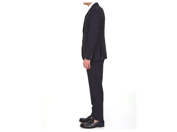 Tonello Black wool two-piece suit - view 3