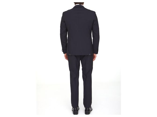 Tonello Black wool two-piece suit - view 4