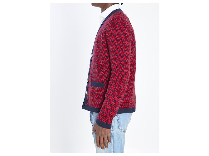 Valentino Garavani Toute La V Cardigan Blau Wolle - Ansicht 3