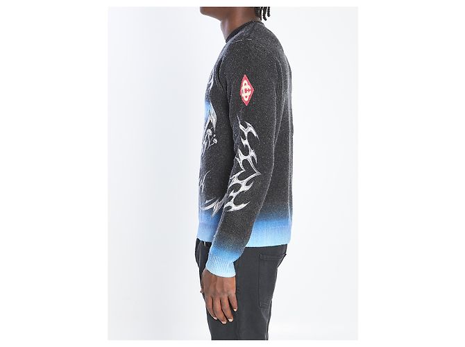 Casablanca Jersey con estampado Blades Gris - vista 3