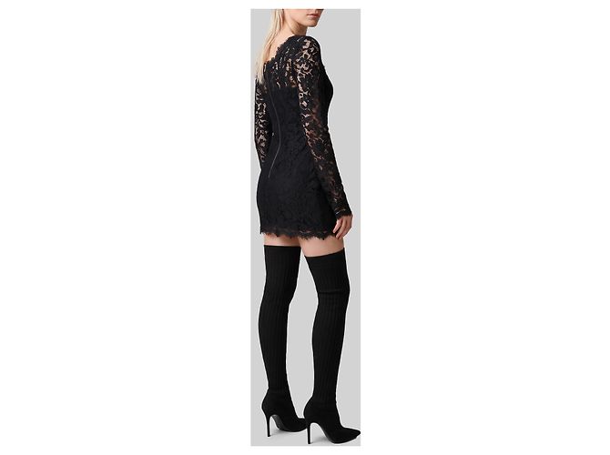 Dolce & Gabbana Minikleid aus Cordonnet-Spitze Schwarz - Ansicht 3