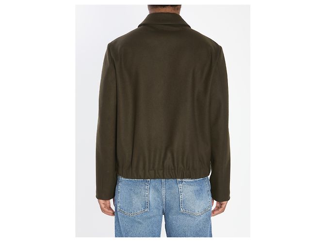 Barena Magan Caramal Green Wool Jacket - view 4