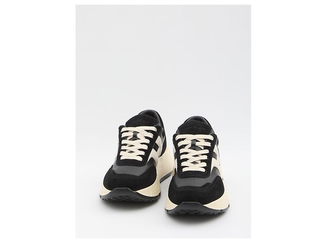 Hogan Hi-Fi Sneaker aus schwarzem Leder - Ansicht 5